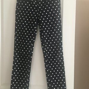 WHMB Black Polka Dot Jeans Size 2R